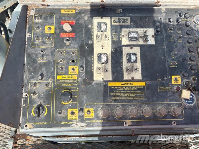 Power Curbers Curbers 57502 Curb and Gutter Machine Betoonivalmistamistarvikud