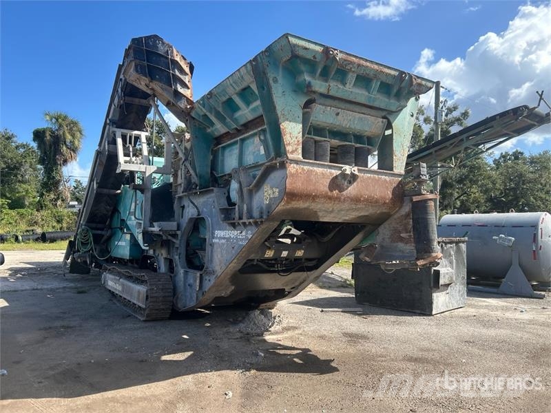 PowerScreen Trakpactor 320SR Impact Crusher Plant Motores y engranajes