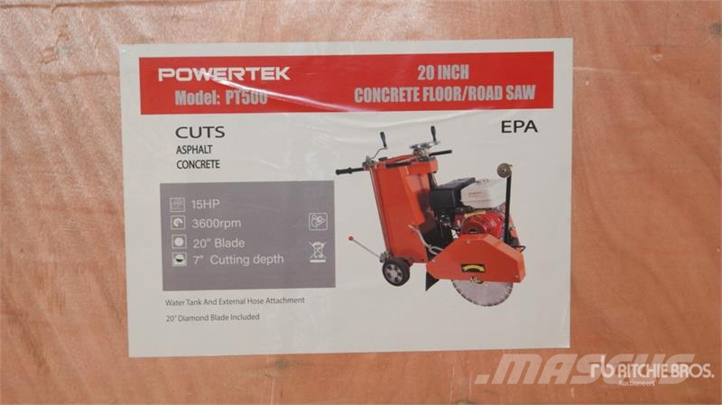 Powertek PT500 Walk-Behind Saw (Unused) Fűrészgépek