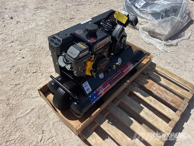 PowerTrain 7 hp Twin Tank Wheelbarrow 11.2 cfm @ 9 Kompresorji