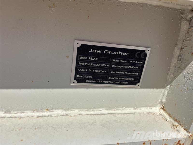PSJ220 14 in Jaw Crusher (Unused) Pulverisierer
