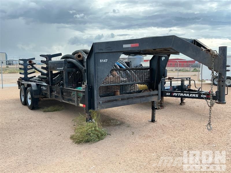  Pull Do Trailers 20 ft T/A Gooseneck Utility Trail Citas piekabes