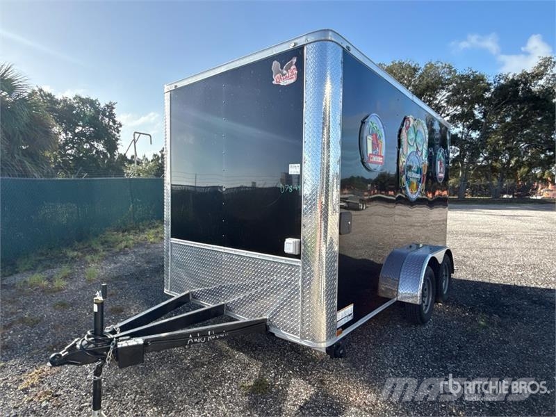  Quality Cargo 12 ft T/A Food Concession Trailer Citas piekabes
