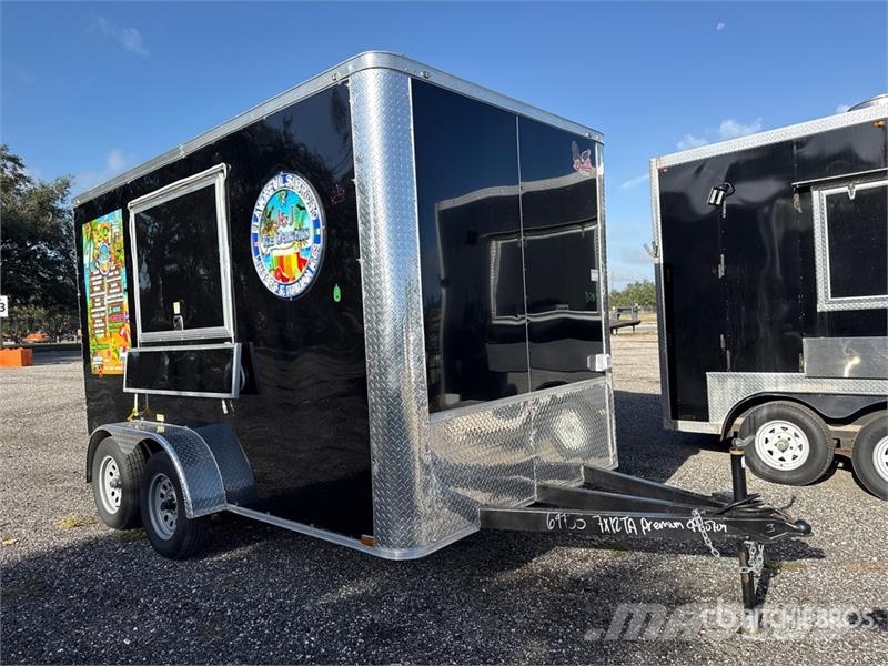  Quality Cargo 12 ft T/A Food Concession Trailer Citas piekabes