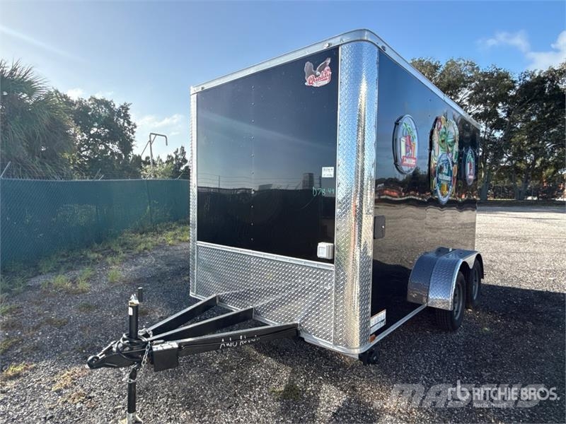 Quality Cargo 12 ft T/A Food Concession Trailer Citas piekabes