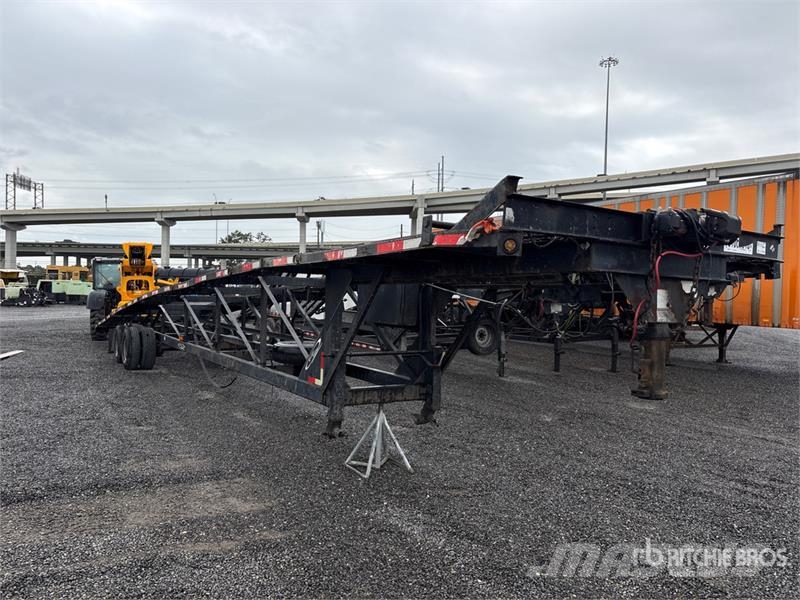  Quality FB T/A 3 Car Open Gooseneck Car Carrier Tr 車両運搬用トレーラー