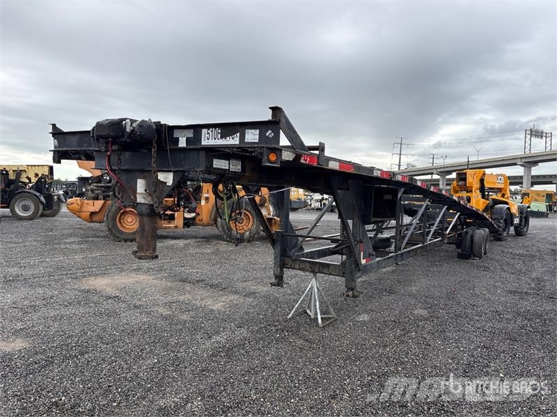  Quality FB T/A 3 Car Open Gooseneck Car Carrier Tr 車両運搬用トレーラー