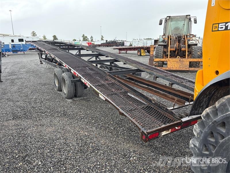  Quality FB T/A 3 Car Open Gooseneck Car Carrier Tr 車両運搬用トレーラー