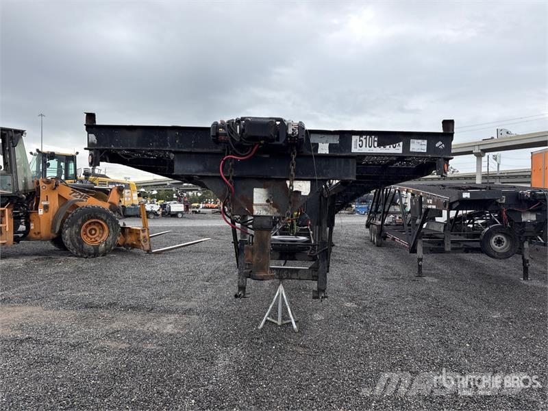  Quality FB T/A 3 Car Open Gooseneck Car Carrier Tr 車両運搬用トレーラー