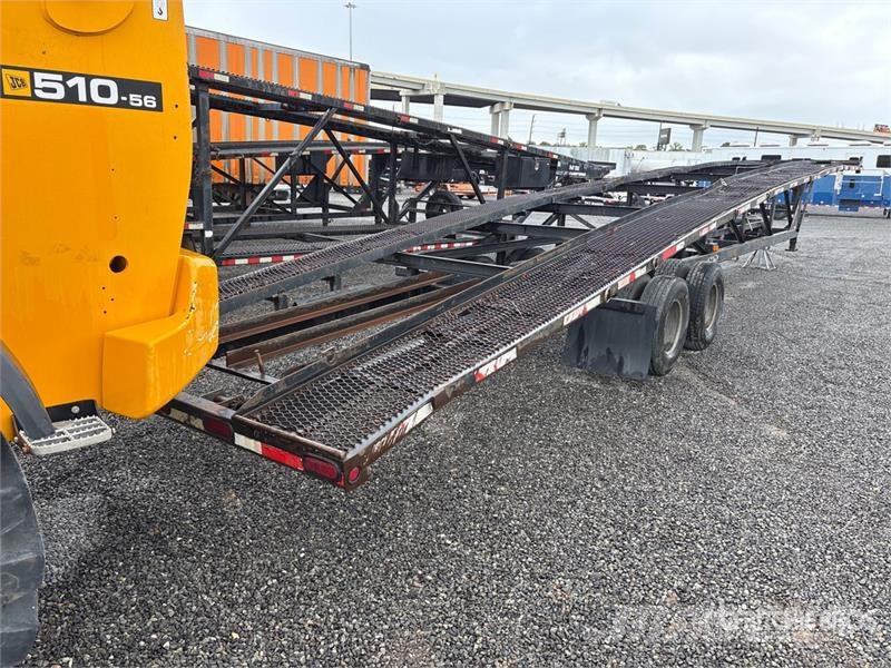  Quality FB T/A 3 Car Open Gooseneck Car Carrier Tr 車両運搬用トレーラー
