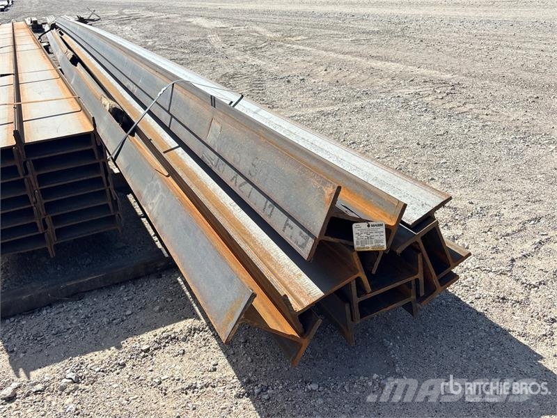 Quantity of (1) Bundle of 8 in x 21 x 50 ft Beams Vitle, dvigala in gradbeni dvižni sistemi