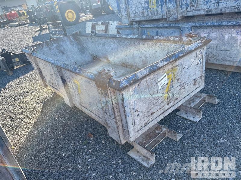  Quantity of (1) Skip Pans 3 ft x 4 ft x 10 ft Outros componentes