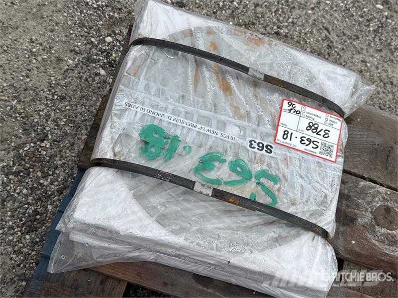Quantity of (10) 14 in Premium Diamond Blades (Unu Építőipar - Egyebek