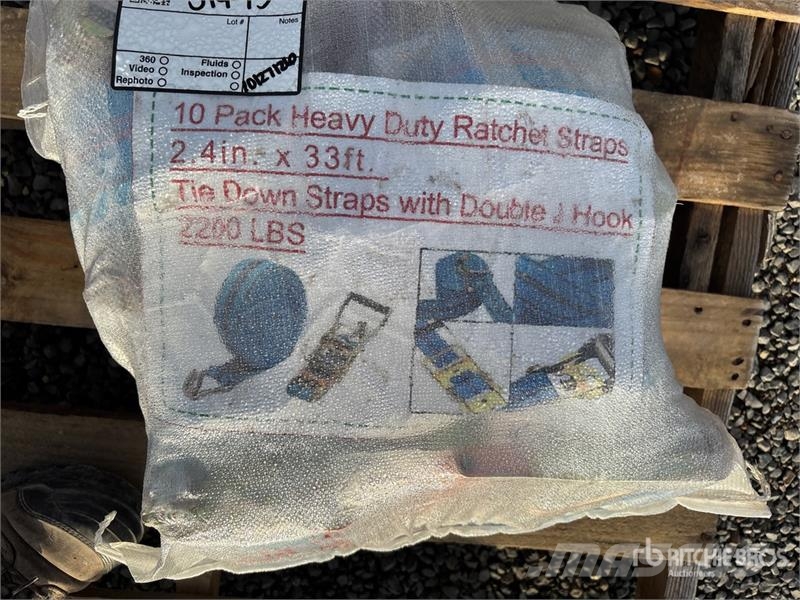 Quantity of (10) 2.4 in x 33 ft Yellow Pack Heavy Other components