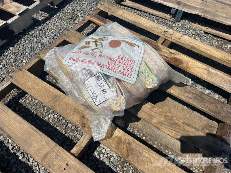 Quantity of (10) 2.4 in x 33 ft Yellow Heavy Duty Other components
