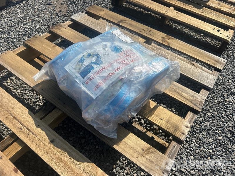 Quantity of (10) 2.4 in x 33 ft Blue Heavy Duty Ra Other components