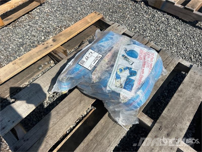  Quantity of (10) 2.4 in x 33 ft Blue Heavy Duty Ra Other components