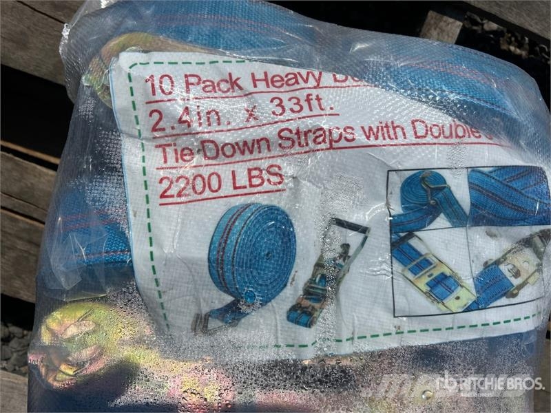  Quantity of (10) 2.4 in x 33 ft Blue Heavy Duty Ra Other components