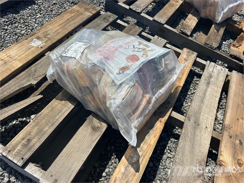 Quantity of (10) 2.4 in x 33 ft Yellow Heavy Duty Other components