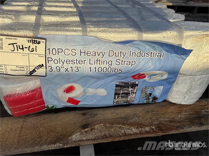 Quantity of (10) 3.9 in x 13 ft Heavy Duty Industr Andet tilbehør