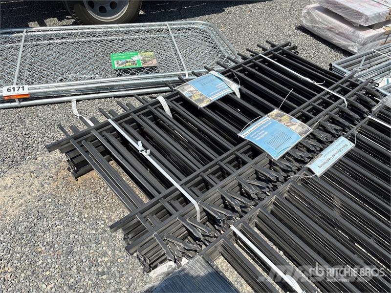  Quantity of (10) 7.9 ft x 3.8 ft Galvanized Steel  Fencing equipment