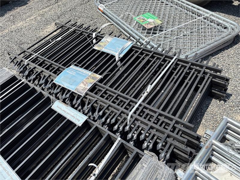  Quantity of (10) 7.9 ft x 3.8 ft Galvanized Steel  Fencing equipment