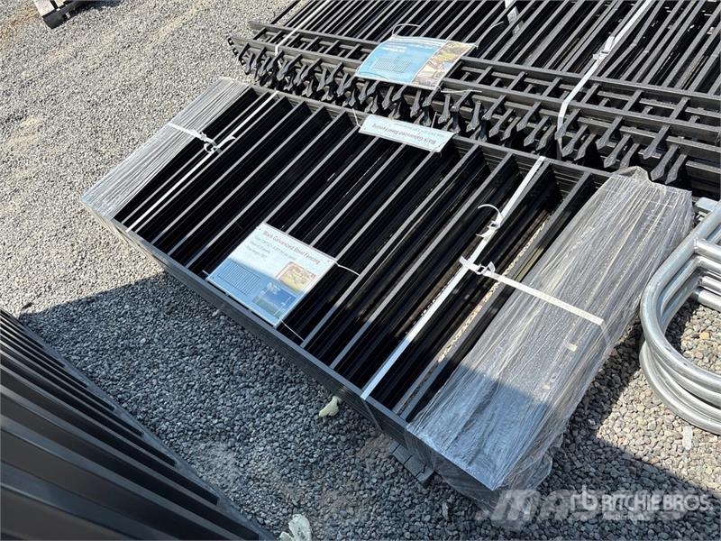 Quantity of (10) Galvanized 7.9 ft x 3.3 ft Steel Fencing equipment