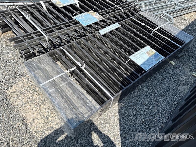 Quantity of (10) Galvanized 7.9 ft x 3.3 ft Steel Fencing equipment