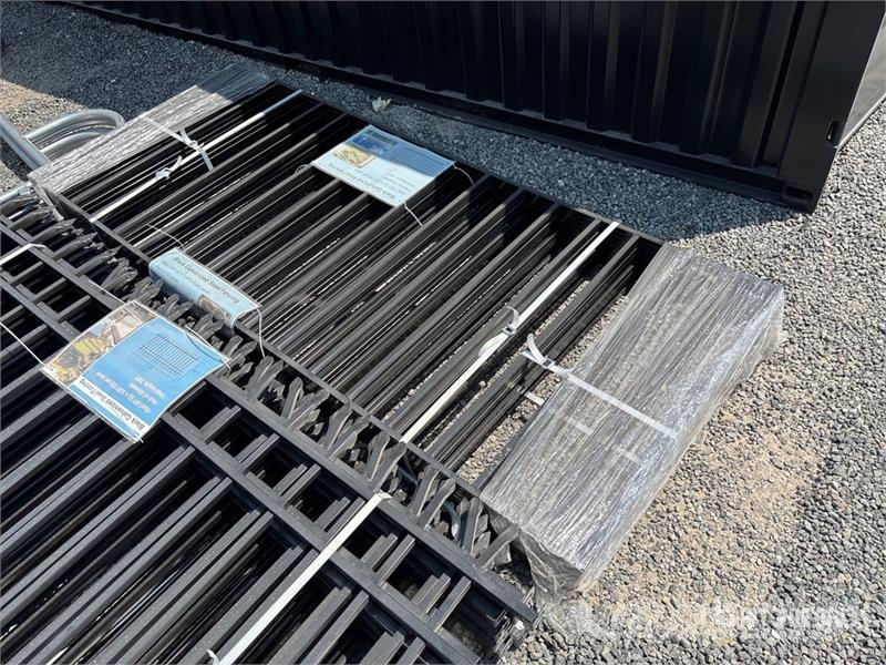 Quantity of (10) Galvanized 7.9 ft x 3.3 ft Steel Fencing equipment