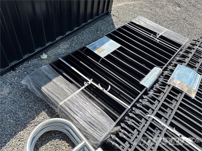 Quantity of (10) Galvanized 7.9 ft x 3.3 ft Steel Fencing equipment