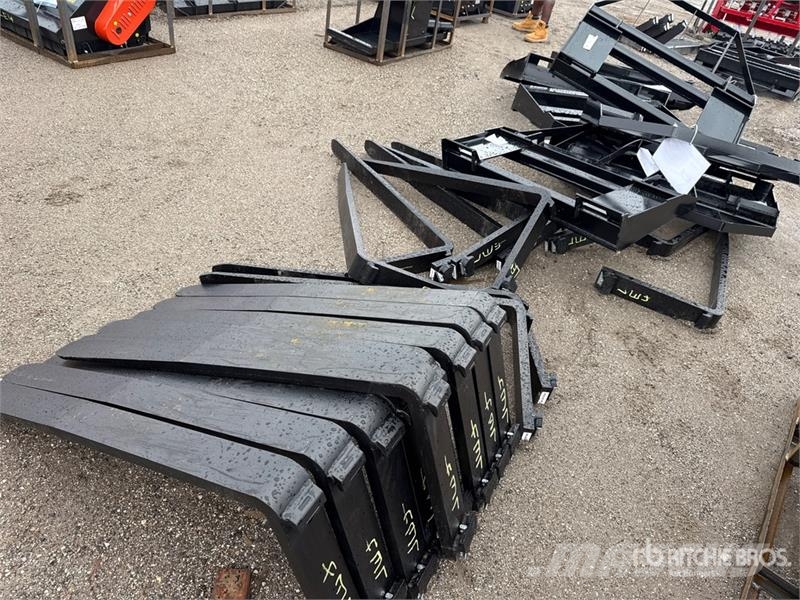 Quantity of (10) Mower King SA 48 in Skid Steer F Garfos