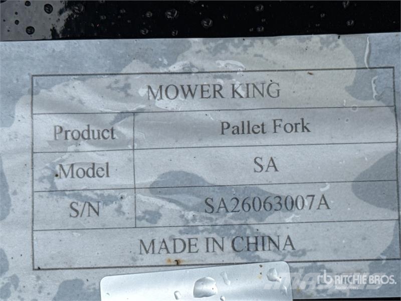 Quantity of (10) Mower King SA 48 in Skid Steer F Garfos
