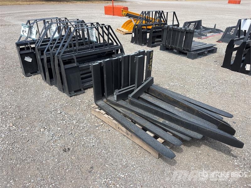 Quantity of (10) Mower King SA 48 in Skid Steer F Garfos