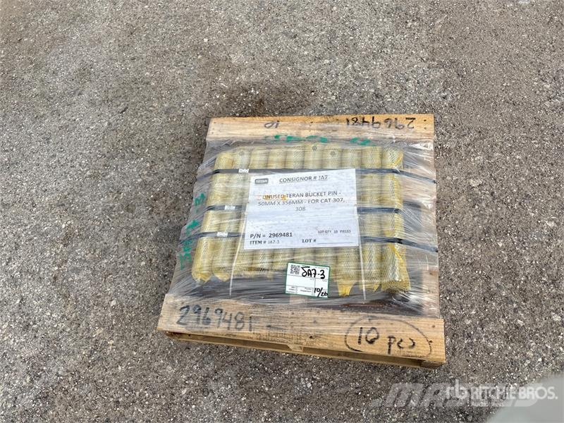  Quantity of (10) Teran 2969481 Bucket Pin - Fits C Andet tilbehør