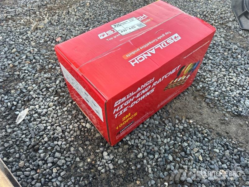Quantity of (100) 2M Ratchet Straps (Unused) Outros componentes