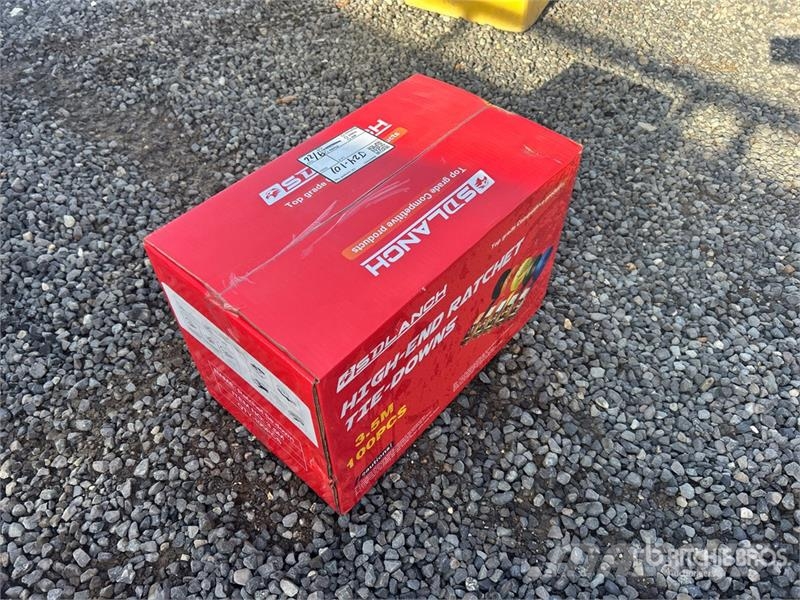 Quantity of (100) 3.5M Ratchet Straps (Unused) Outros componentes