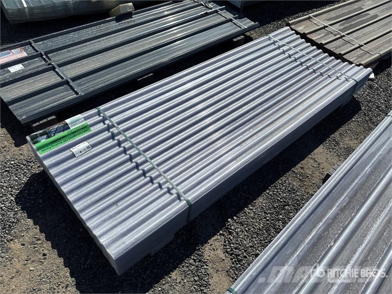 Quantity of (100) 7.87 ft x 3 ft Corrugated Polyca Vintsid, telfrid ja materjaliliftid