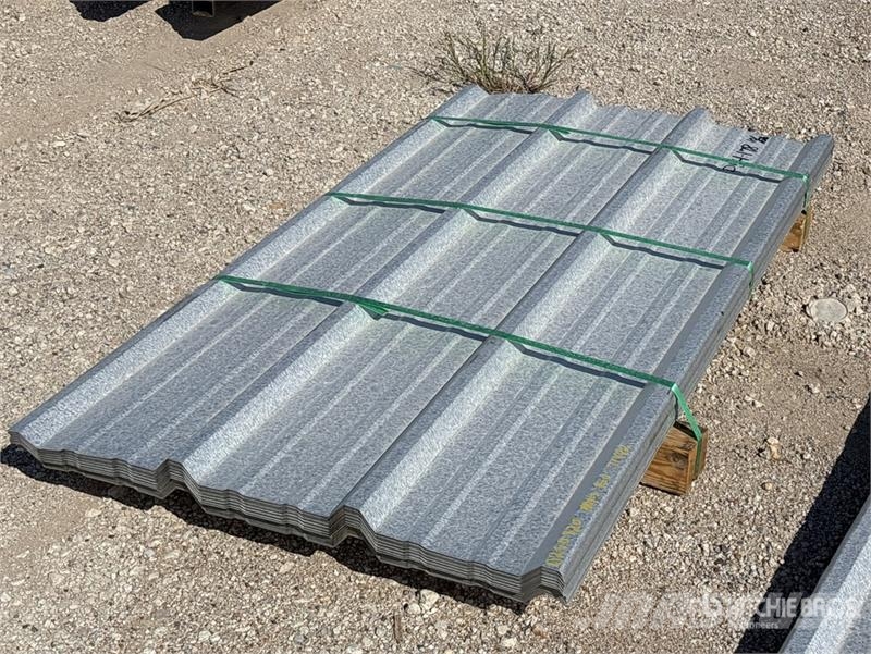 Quantity of (100) Kit Containers 6 ft Steel R Pan Pacēlāji, vinčas un materiālu lifti
