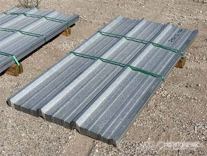  Quantity of (100)  Kit Containers 6 ft Steel R Pan Pacēlāji, vinčas un materiālu lifti