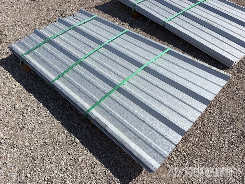 Quantity of (100) Kit Containers 6 ft Steel R Pan Pacēlāji, vinčas un materiālu lifti