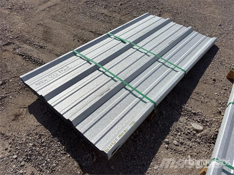  Quantity of (100)  Kit Containers 6 ft Steel R Pan Pacēlāji, vinčas un materiālu lifti