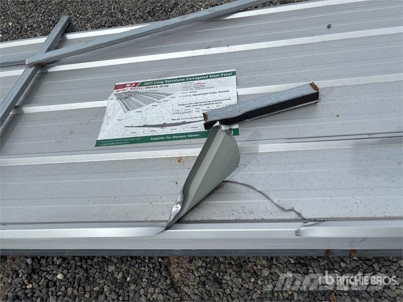 Quantity of (100) KJ K0311 Galvalume Corrugated S 吊車起重機、絞車吊貨機和物料升降機