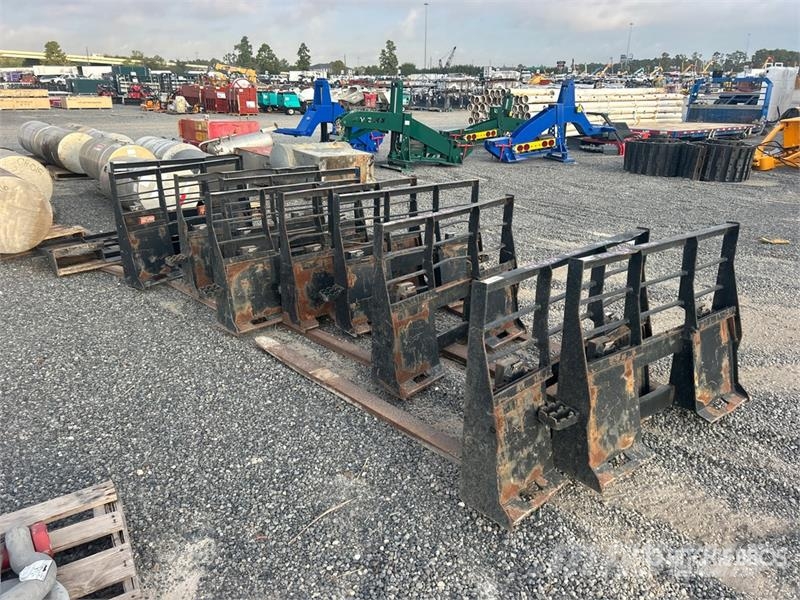Quantity of (11) 72 in Skid Steer Forks (Inoperabl Fourche