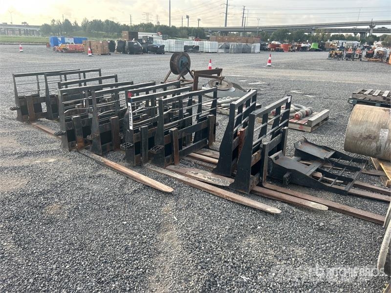 Quantity of (11) 72 in Skid Steer Forks (Inoperabl Fourche