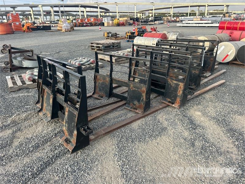 Quantity of (11) 72 in Skid Steer Forks (Inoperabl Fourche