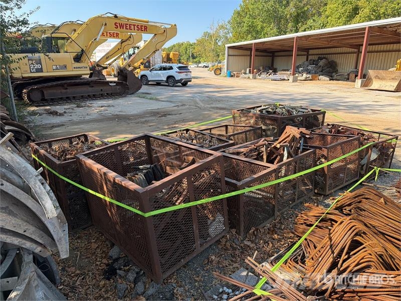 Quantity of (11) Crates of Concrete from Brackets Diger