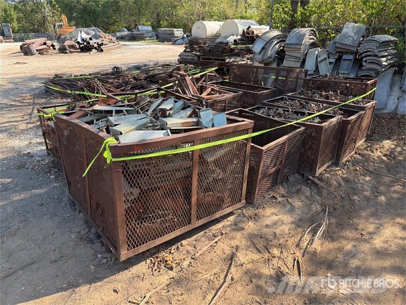 Quantity of (11) Crates of concrete from brackets Muu