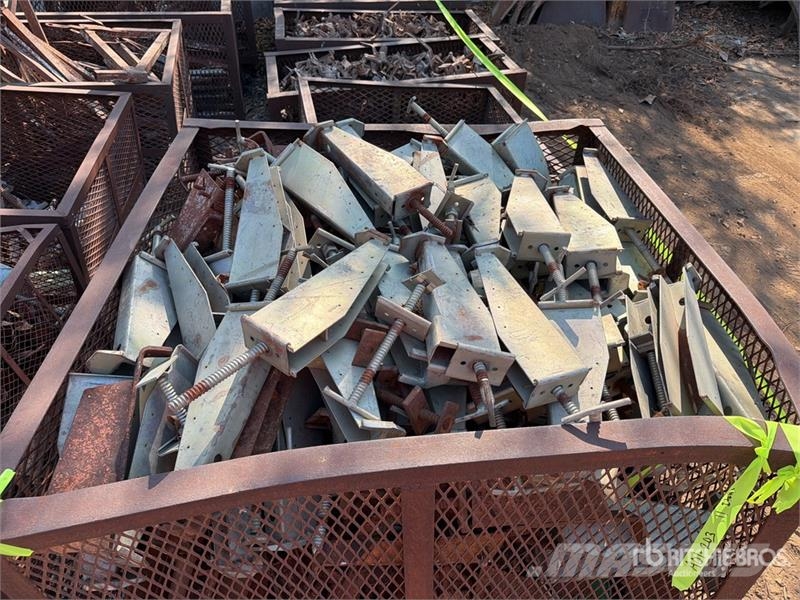 Quantity of (11) Crates of concrete from brackets Muu