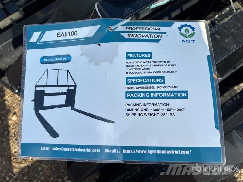 Quantity of (12) Mower King SA 48 in Skid Steer F Вили