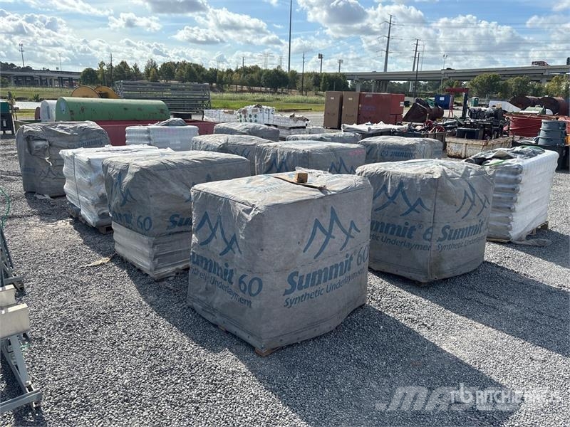  Quantity of (12) Pallets of Summit 60 Underlayment Подъемно-транспортное оборудование и грузовые лифты